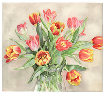 Load image into Gallery viewer, RED &amp; YELLOW TULIPS - Original Painting
