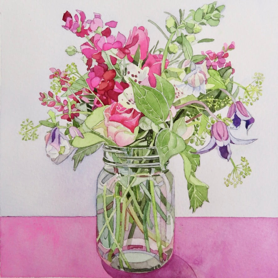 LITTLE JAR OF FLOWERS - Original Painting