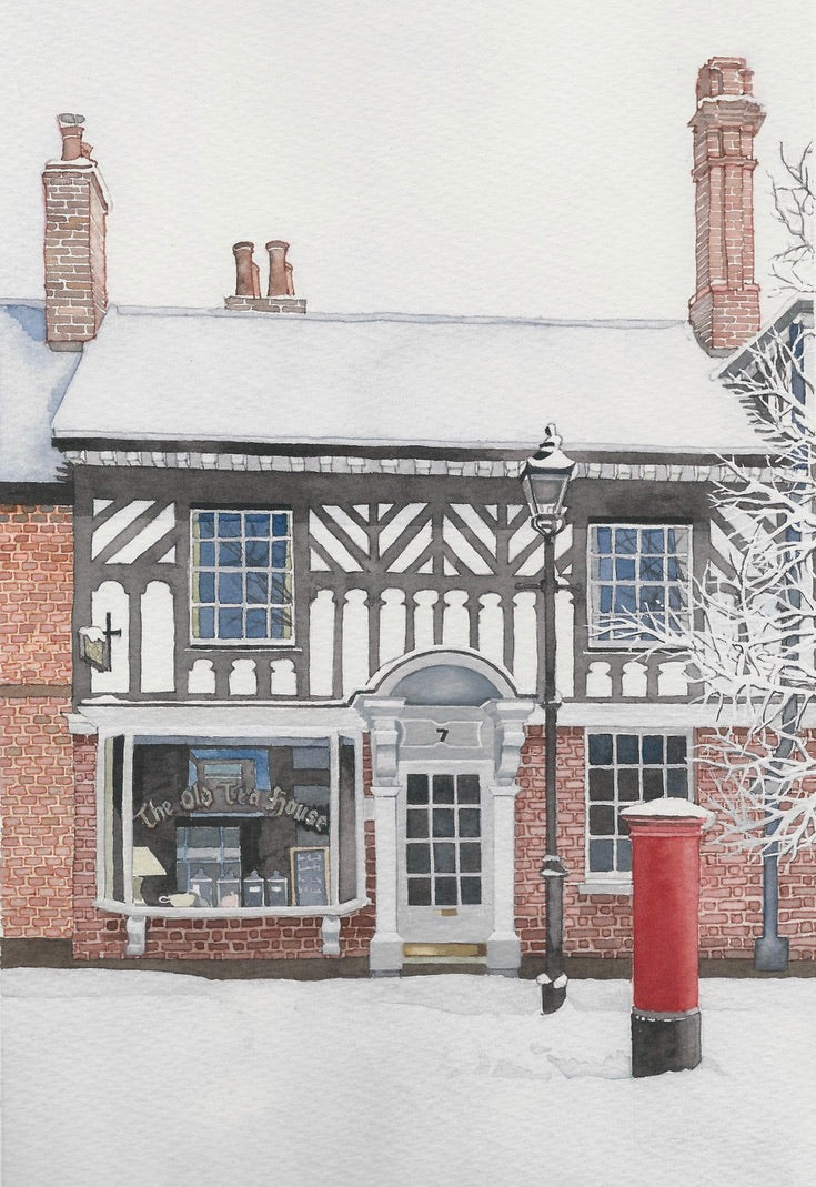 THE OLD TEA HOUSE, OLD BEACONSFIELD - Original Painting