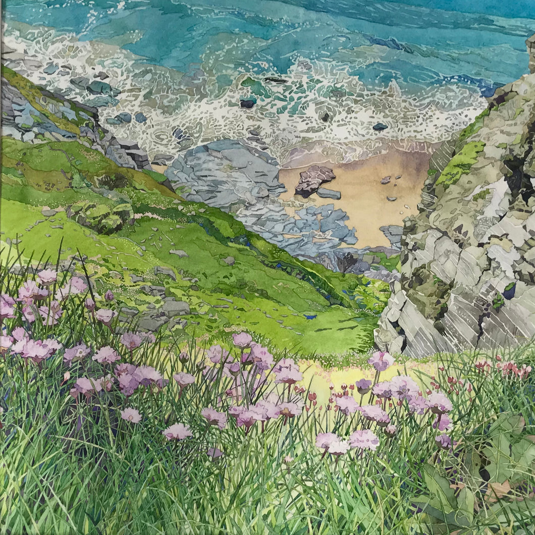 NEAR BOSCASTLE, CORNWALL - Original Painting